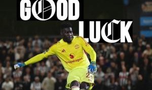 官方：曼联门将奥纳纳外租特拉布宗体育，无租借费无买断条款